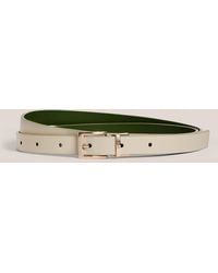 Hobbs - Pauline Skinny Reversible Leather Belt - Lyst