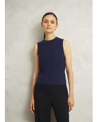 Hobbs - Yasmin Merino Wool Knitted Tank Top - Lyst