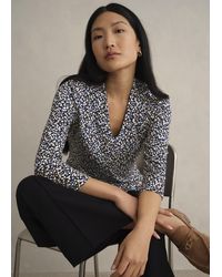 Hobbs - Aimee Printed Top - Lyst