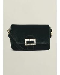 Hobbs - Alexandria Velvet Clutch Bag - Lyst