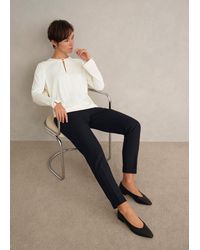 Hobbs - Lisette Wool Blend Trousers - Lyst