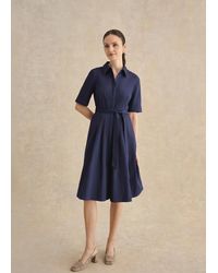 Hobbs - Petite Brigitta Cotton Shirt Dress - Lyst