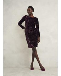 Hobbs - Sawyer Sequin Dress - Lyst