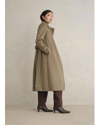 Hobbs - Petite Livia Wool Wrap Coat - Lyst