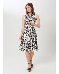 Hobbs - Belinda Floral Fit And Flare Dress - Lyst