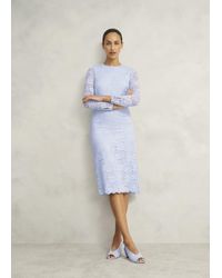 Hobbs - Ottilie Lace Sequin Dress - Lyst