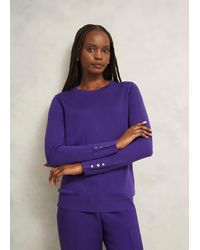 Hobbs - Penny Merino Wool Crew Neck Knitted Jumper - Lyst