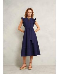 Hobbs - Vanessa Cotton Dress - Lyst