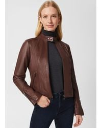 Hobbs - Fran Leather Jacket - Lyst