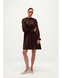 Hobbs - Yardley Pleated Mini Dress - Lyst