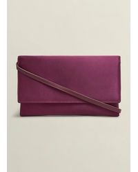 Hobbs - Renata Satin Clutch Bag - Lyst