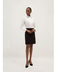 Hobbs - Lea Pique Aline Skirt - Lyst