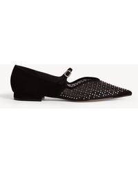 Hobbs - Stella Suede Mary Janes - Lyst