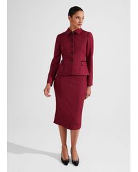 Hobbs - Daniella Wool Jacket - Lyst