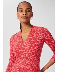 Hobbs - Aimee Printed Top - Lyst