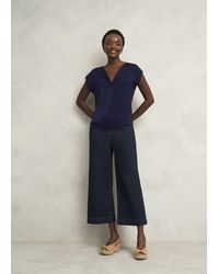 Hobbs - Sylvie Satin Front Top - Lyst
