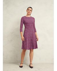 Hobbs - Bayview Jersey Dress - Lyst