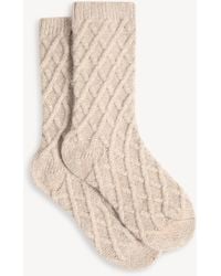 Hobbs - Cable Knit Cosy Socks - Lyst