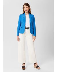 Hobbs - Blake Silk Linen Jacket - Lyst