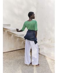 Hobbs - Katie Cotton Button Back Top - Lyst