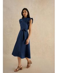 Hobbs - Karina Cotton Dress - Lyst