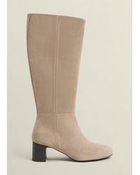 Hobbs - Caroline Suede Knee Boots - Lyst