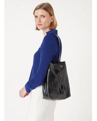 hobbs whitby leather tote bolsa