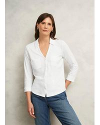 Hobbs - Zariah Cotton Slub Shirt - Lyst
