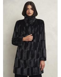 Hobbs - Petite Rosanne Faux Fur Coat - Lyst