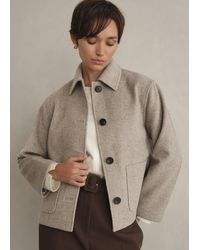 Hobbs - Milly Wool Blend Jacket - Lyst