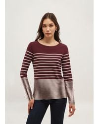 Hobbs - Constance Cotton Stripe Top - Lyst