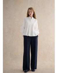 Hobbs - Petite Alessia Linen Wide Leg Trousers - Lyst