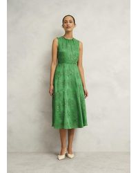 Hobbs - Rachel Embroidered Dress - Lyst