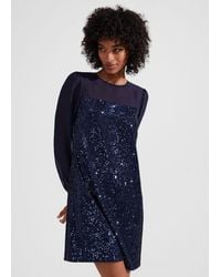 Hobbs - Zariah Sequin A Line Dress - Lyst