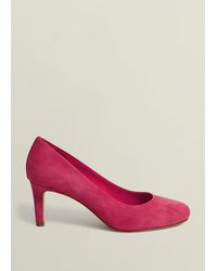 Hobbs - Lizzie Suede Court Shoes - Lyst