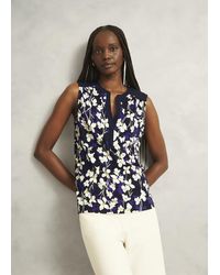 Hobbs - Nadine Printed Top - Lyst