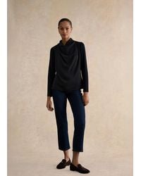 Hobbs - Arielle Cowl Neck Long Sleeve Blouse - Lyst