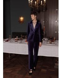 Hobbs - Heather Velvet Trousers - Lyst