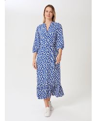 Hobbs - Magda Spot Shirt Dress - Lyst