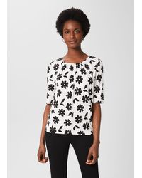 Hobbs - Viola Printed Top - Lyst