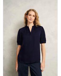 Hobbs - Anastasia Satin Blouse - Lyst