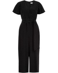 hobbs black and white jumpsuit