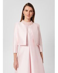 Hobbs - Marcella Silk Blend Jacket - Lyst