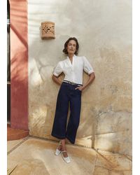 Hobbs - Karis Cotton Blouse - Lyst