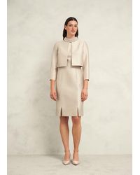 Hobbs - Katherine Silk Blend Jacket - Lyst