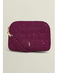 Hobbs - Milan Tweed Clutch Bag - Lyst