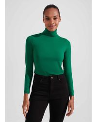 Hobbs - Mischa Roll Neck Top - Lyst