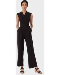 hobbs black and white jumpsuit