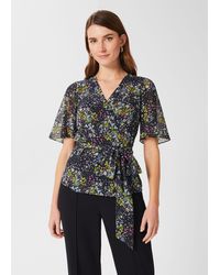 Hobbs - Kayden Floral Wrap Top - Lyst