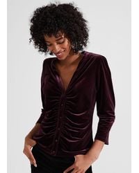 Hobbs - Velvet Hattie Top - Lyst